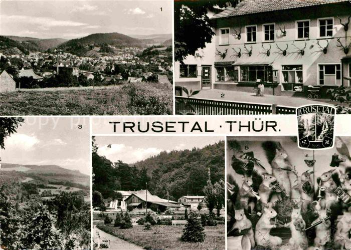Trusetal Panorama HO Gaststaette Wasserfall Teufelskanzel Hammerrasen Eichhoernc