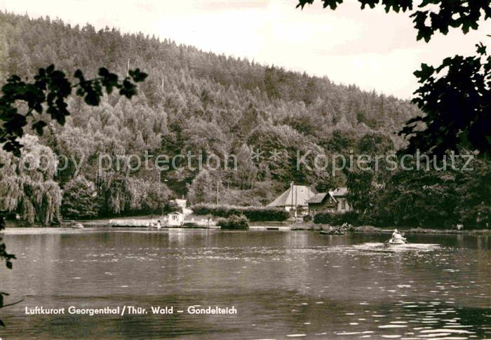 Georgenthal Gotha Gondelteich Bootfahren Gaststaette Luftkurort