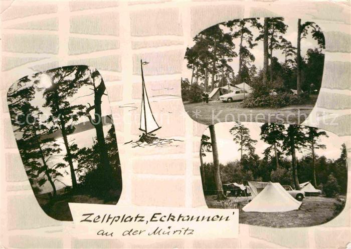 Waren Mueritz Zeltplatz Ecktannen Handabzug