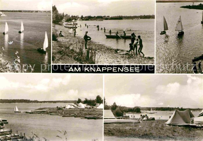 Knappensee Oberlausitz Badestrand Segeln Campingplatz