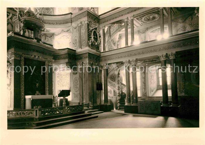 Eisenberg Thueringen Schlosskirche Innenansicht