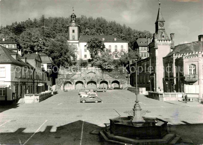 Leutenberg Thueringen Marktplatz Stadtkirche