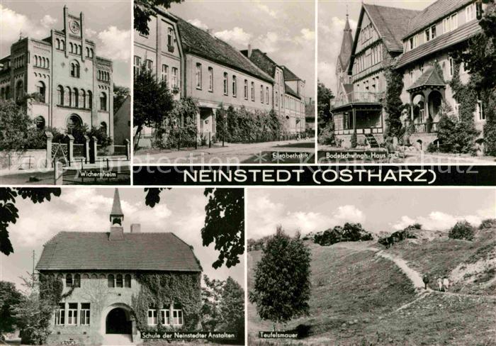 Neinstedt Wichernheim Elisabethstift Bodelschwingh Haus Schule Teufelsmauer