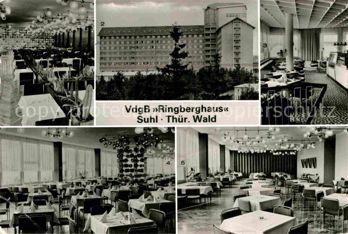 Suhl Thueringer Wald VdgB Ringberghaus Restaurant Cafe