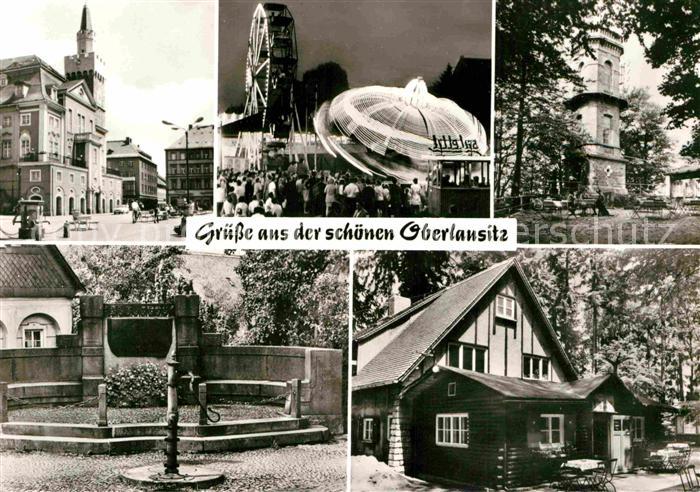 Oberlausitz Region Loebau Rataus Neugersdorf Volksfest Turm Kottmar Friedersdorf