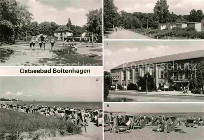Boltenhagen Ostseebad Wasserspiele Strand Promenade Campingplatz FDGB Erholungsh