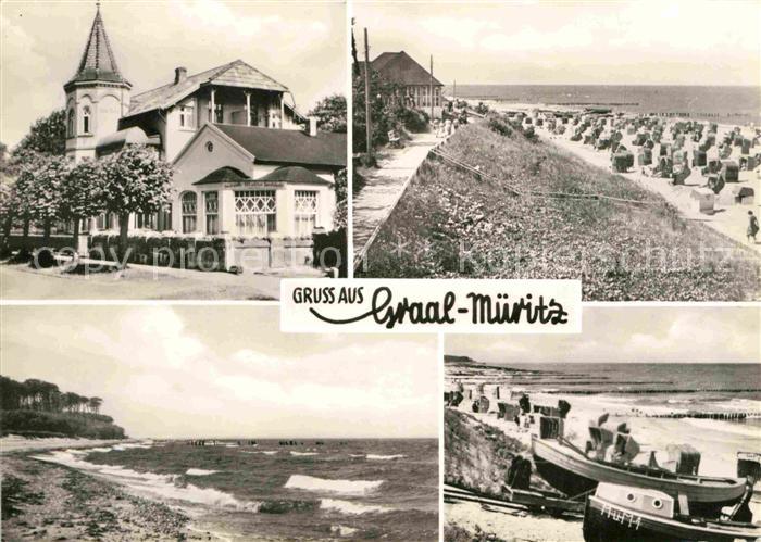 Graal-Mueritz Ostseebad Ferienheim Strand Kueste Fischerboote