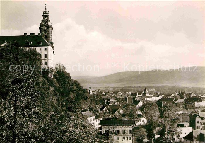 Rudolstadt Heidecksburg mit Blick auf die Stadt