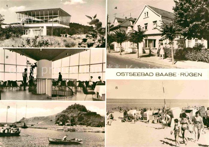 Baabe Ostseebad Ruegen HO Gaststaette Inselparadies Moritzburg FDGB Erholungshei