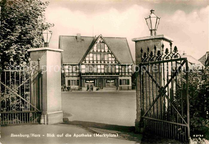 Ilsenburg Harz Marktplatz Apotheke