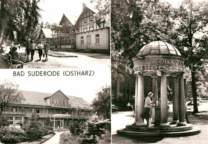 Bad Suderode Kurpark Kurmittelhaus Sanatorium Willy Agatz Calciumquelle Behringe