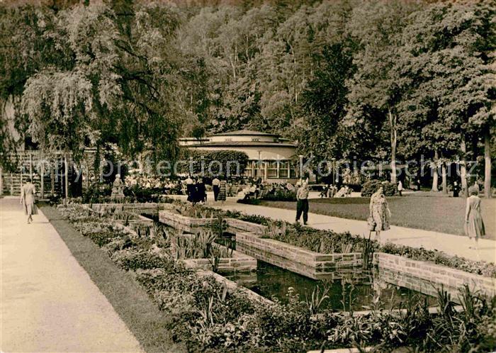 Bad Elster Goldfischbassin im Kurpark HO Badecafe