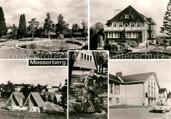Masserberg Kurpark Augenheilstaette Werraquelle FDGB Erholungsheim Otto Grotewoh