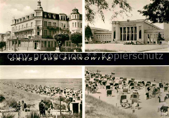 Zinnowitz Ostseebad Ferienheim Glueck auf Kulturhaus Strand