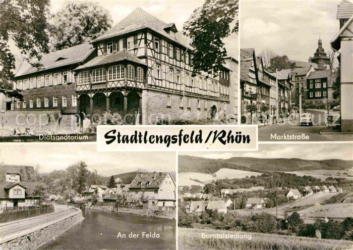 Stadtlengsfeld Diaetsanatorium Marktstrasse An der Felda Borntalsiedlung