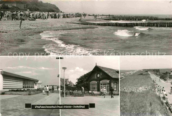 Graal-Mueritz Ostseebad Strand Promenade Gaststaette