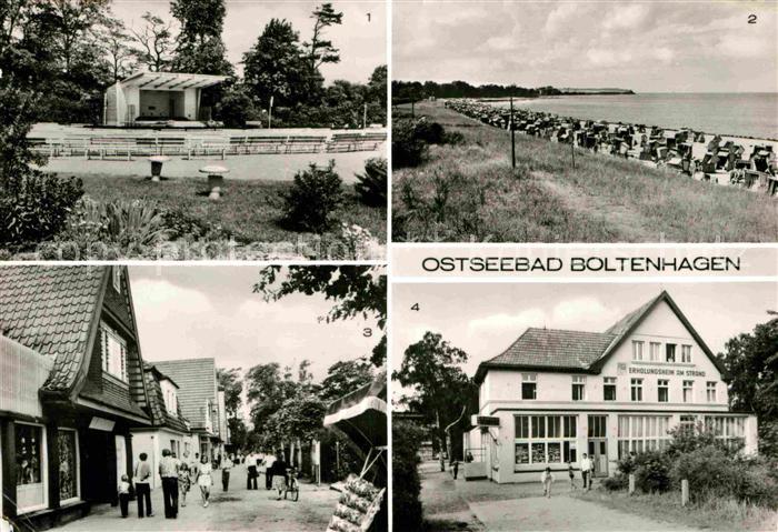 Boltenhagen Ostseebad Freilichtbuehne Strand Mittelweg FDGB Erholungsheim Am Str