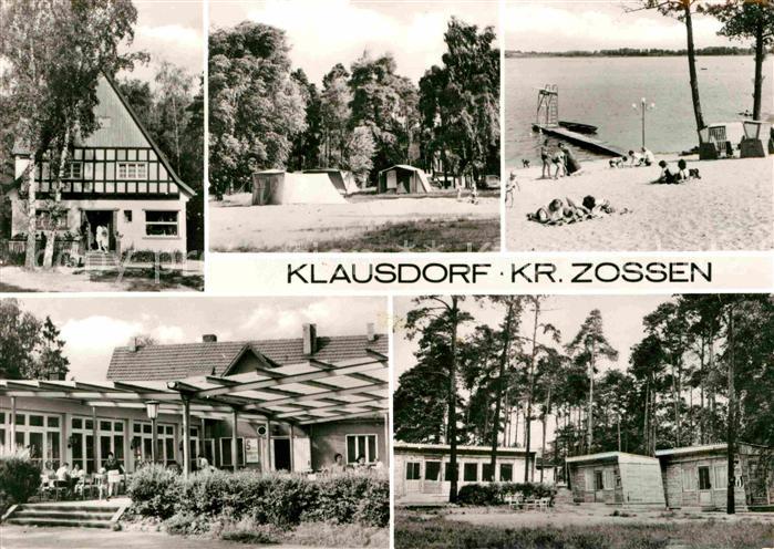 Klausdorf Mellensee Badestrand Campingplatz Bungalows Gaststaette