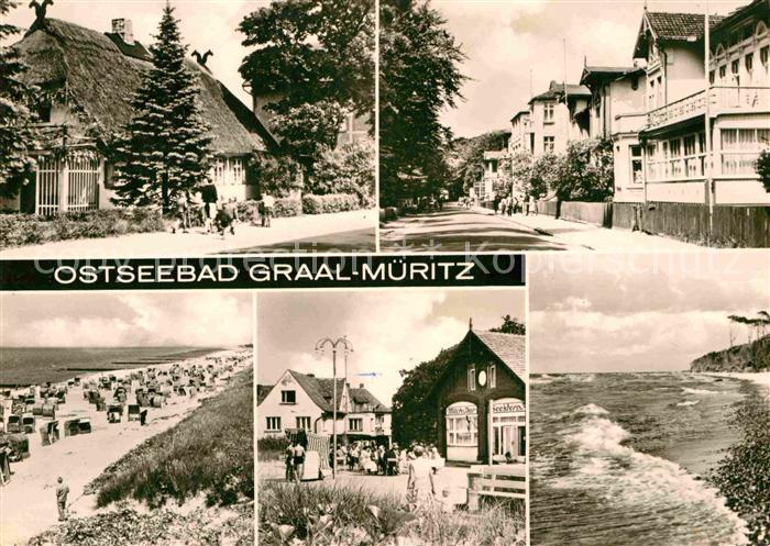Graal-Mueritz Ostseebad Ortsmotive Strand Kueste
