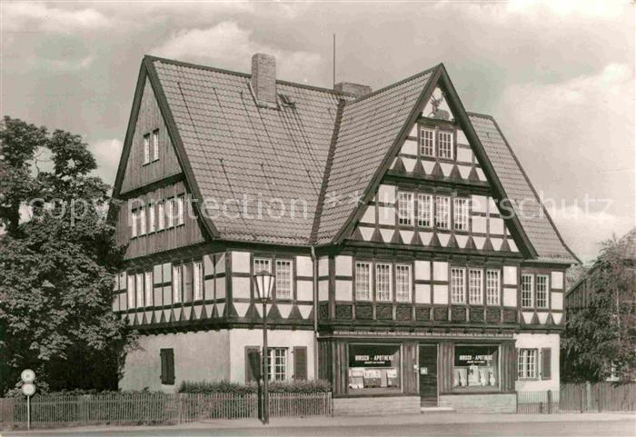 Ilsenburg Harz Apotheke Fachwerkhaus
