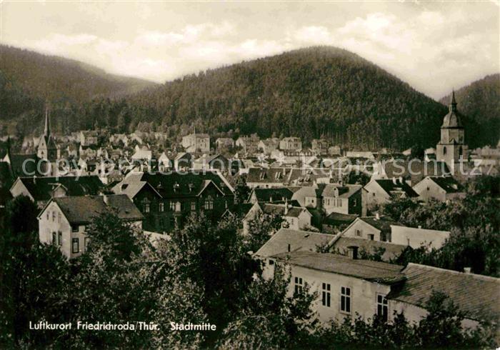 Friedrichroda Stadtmitte Kirchen Luftkurort