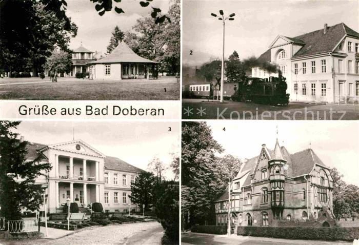 Bad Doberan Kamp Schmalspurbahn Technisches Denkmal Sanatorium Stadtmuseum