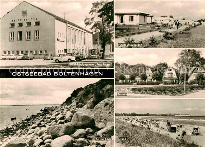 Boltenhagen Ostseebad FDGB Erholungsheim Urlauberdorf Kurpark Strand Kueste