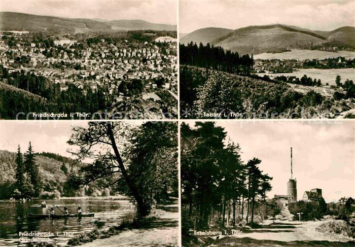 Friedrichroda Gondelteich Tabarz Landschaftspanorama Inselsberg