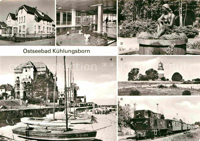 Kuehlungsborn Ostseebad Haus der Jugend FDGB Meerwasserschwimmhalle Konzertgarte
