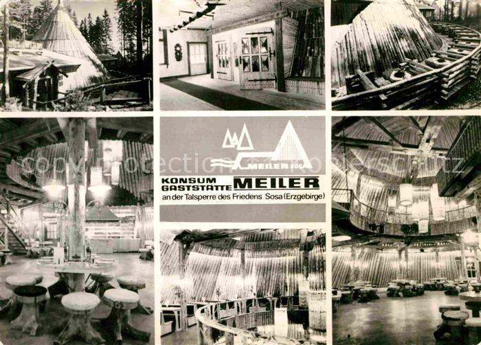 Sosa Erzgebirge Konsum Gaststaette Meiler an der Talsperre des Friedens