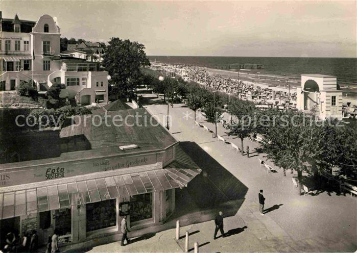 Bansin Ostseebad Strandblick Promenade