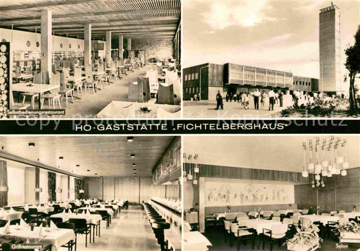 Oberwiesenthal Erzgebirge HO Gaststaette Fichtelberghaus Restaurant