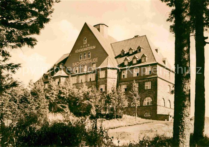 Oberwiesenthal Erzgebirge FDGB Hoehensanatorium Sachsenbaude