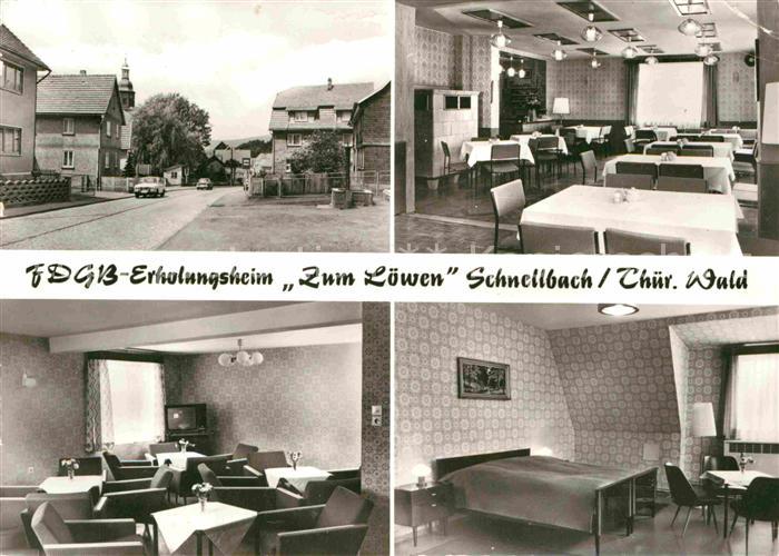 Schnellbach Floh Seligenthal FDGB Erholungsheim Zum Loewen Restaurant