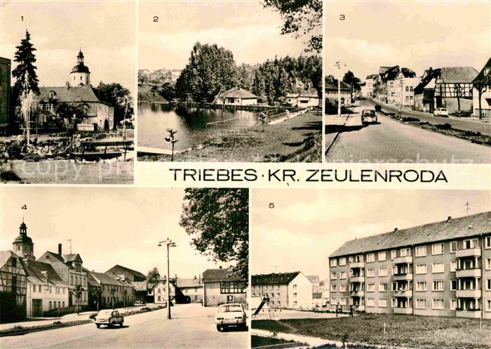 Triebes Zeulenroader Strasse Sommerbad Ernst Thaelmann Strasse Dr Wilhelm Kuelz