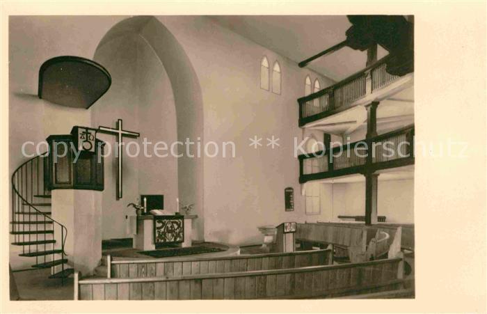 Liebenstein Bad Friedenskirche Innenansicht FDGB Volksheilbad