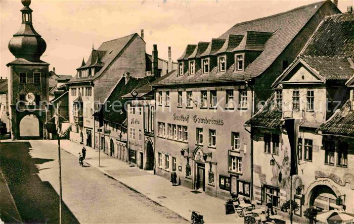Saalfeld Saale Blankenburger Strasse und Loch