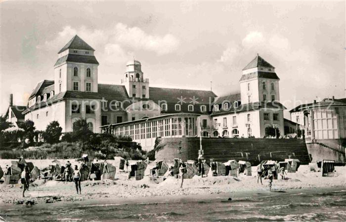 Binz Ruegen Strand Kurhaus