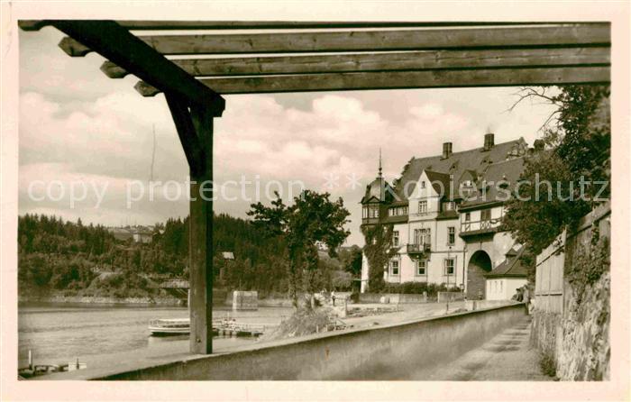 Saalburg Saale HO Hotel Kranich mit Strandweg