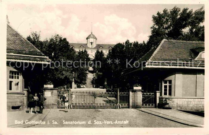 Bad Gottleuba-Berggiesshuebel Sanatorium der Sozialversicherungsanstalt