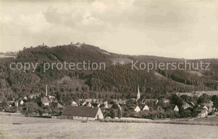 Erdmannsdorf Augustusburg Panorama Blick zur Augustusburg