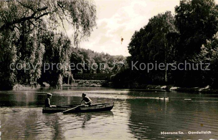 Meerane Bootfahren Gondelteich