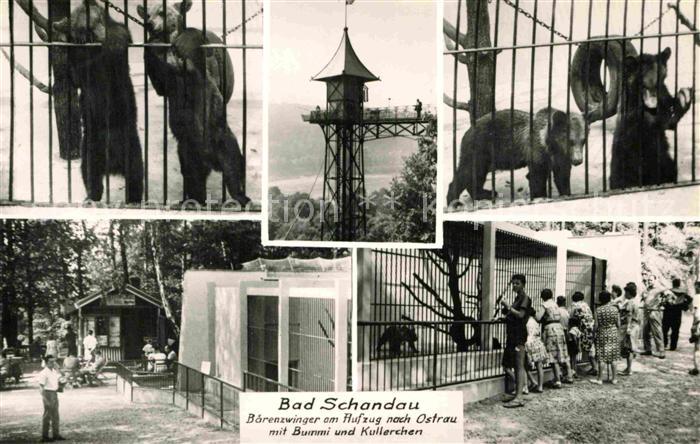 Bad Schandau Baerenzwinger am Aufzug nach Ostrau Handabzug
