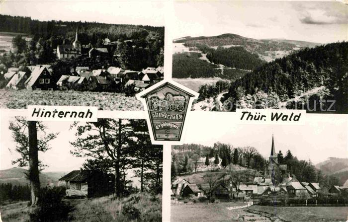 Hinternah Panorama Thueringer Wald Berghuette Kirche