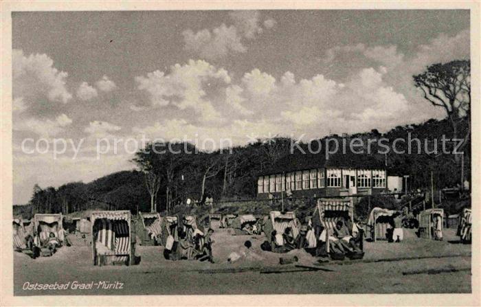 Graal-Mueritz Ostseebad Strand Gaststaette Restaurant