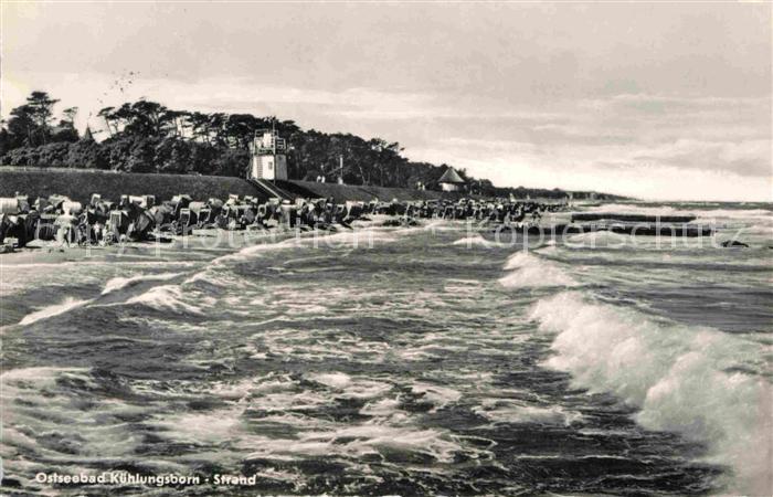 Kuehlungsborn Ostseebad Strand Brandung