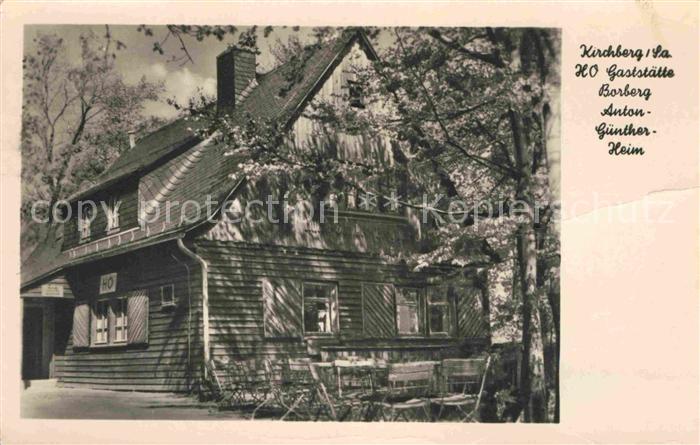 Kirchberg Sachsen HO Gaststaette Borberg Anton Guenther Heim