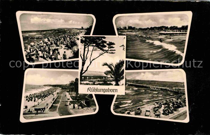 Kuehlungsborn Ostseebad Strand Promenade