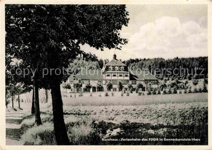Benneckenstein Harz Harzhaus Ferienheim des FDGB
