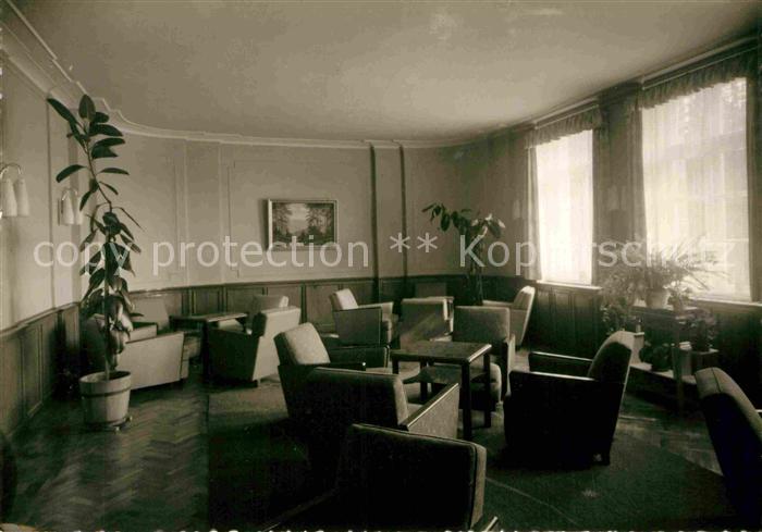 Antonshoehe Breitenbrunn Sanatorium fuer natuerliche Heilweise Klubzimmer Handab